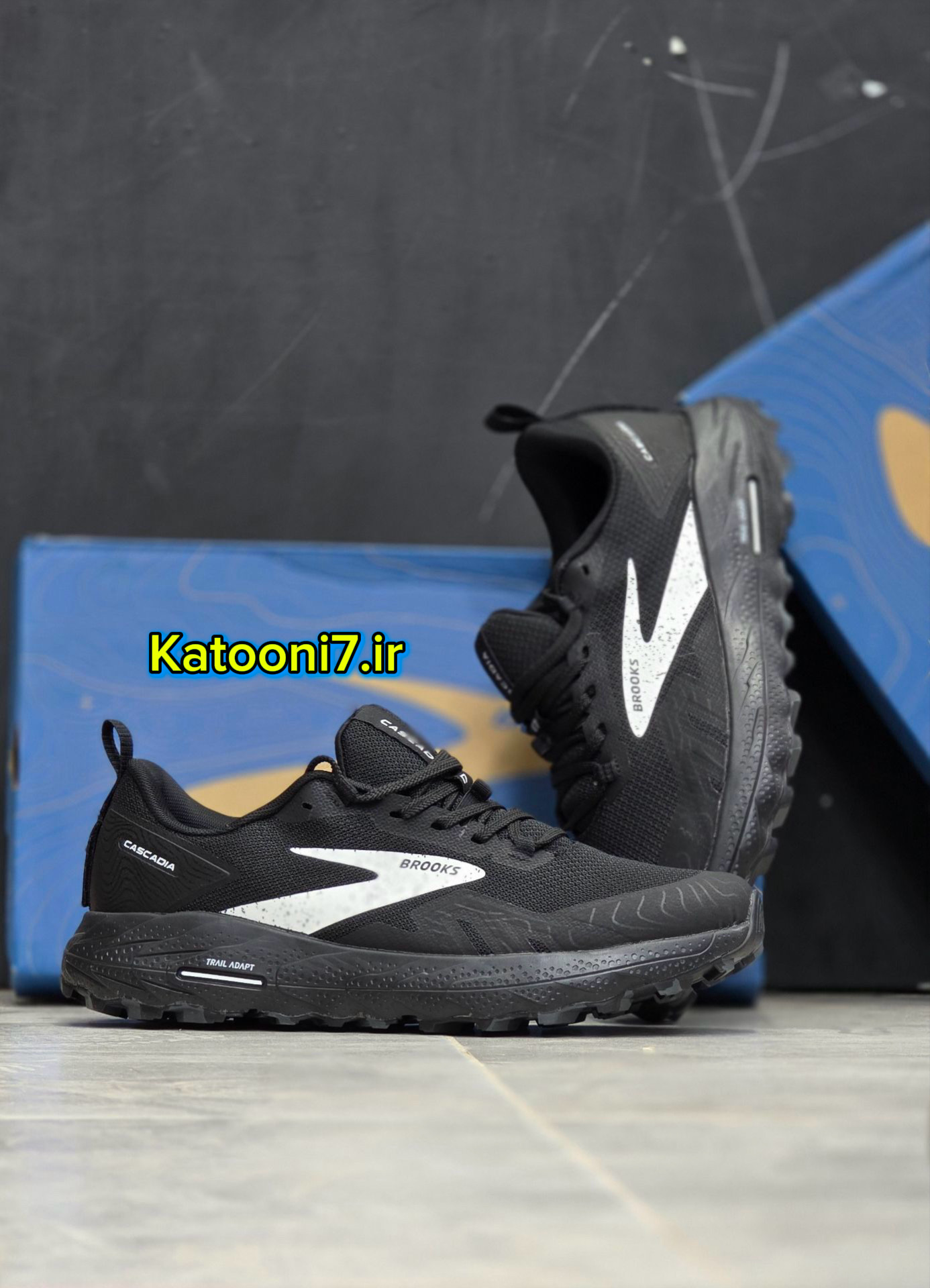 کتونی بروکس کاسکادیا ۱۷ مستر کوالیتی |سایز بندی ۴۰ تا ۴۵ کوالیتی A |brooks cascadia17
