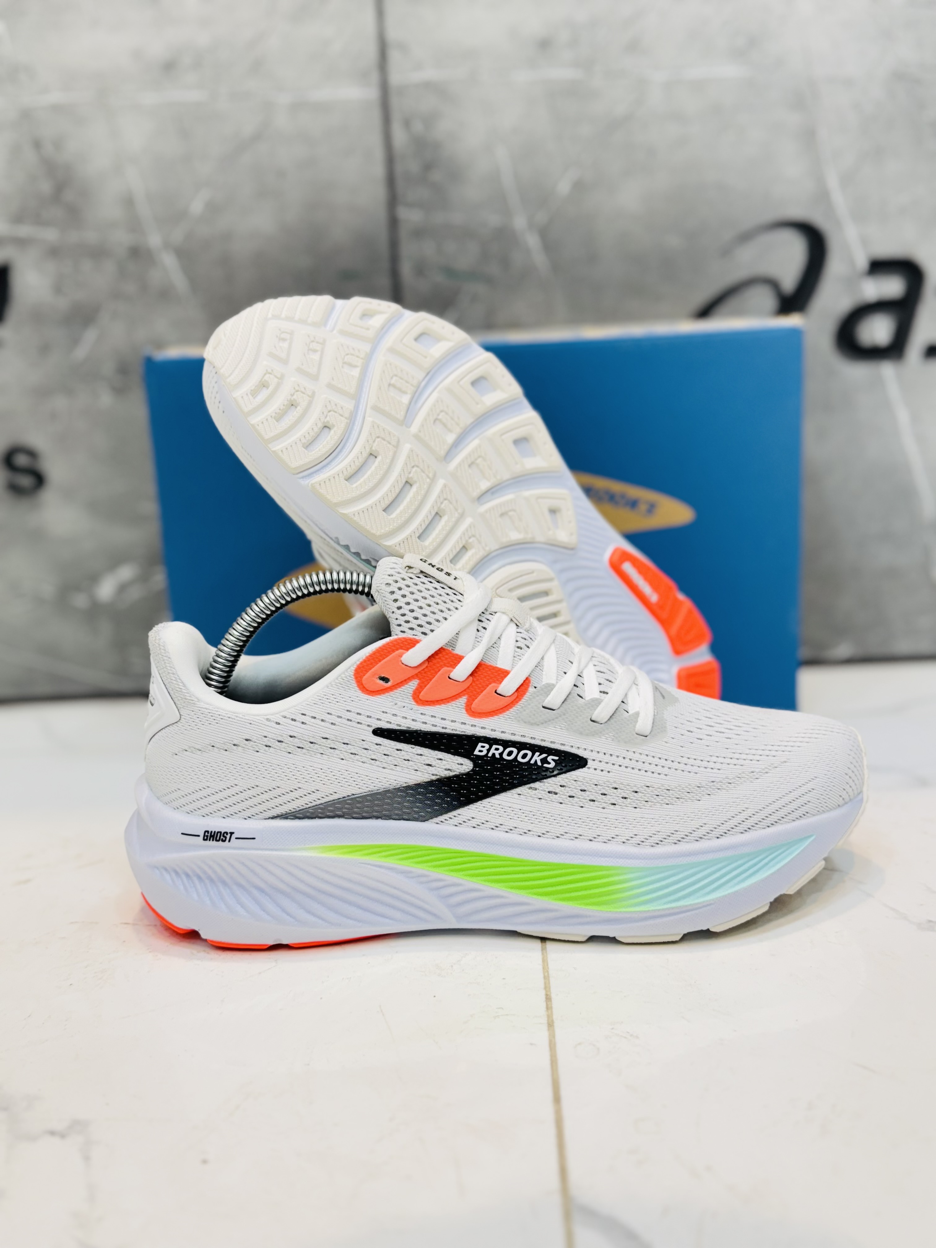 کتونی بروکس گاست 17مستر کوالیتی  درجه 1 |سایز بندی 40 تا 45|brooks ghost 17|تک و عمده موجود