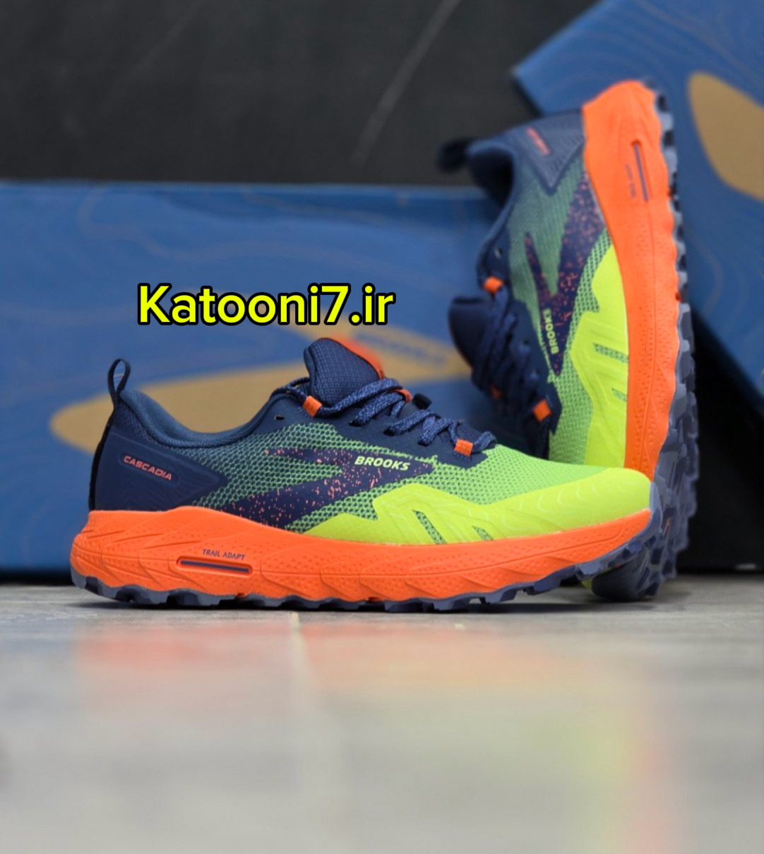 کتونی بروکس کاسکادیا ۱۷ مستر کوالیتی |سایز بندی ۴۰ تا ۴۵ کوالیتی A |brooks cascadia17
